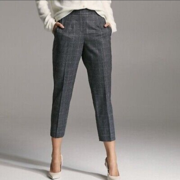 Babaton Pants - Babaton Wool Cashmere Plaid Pants